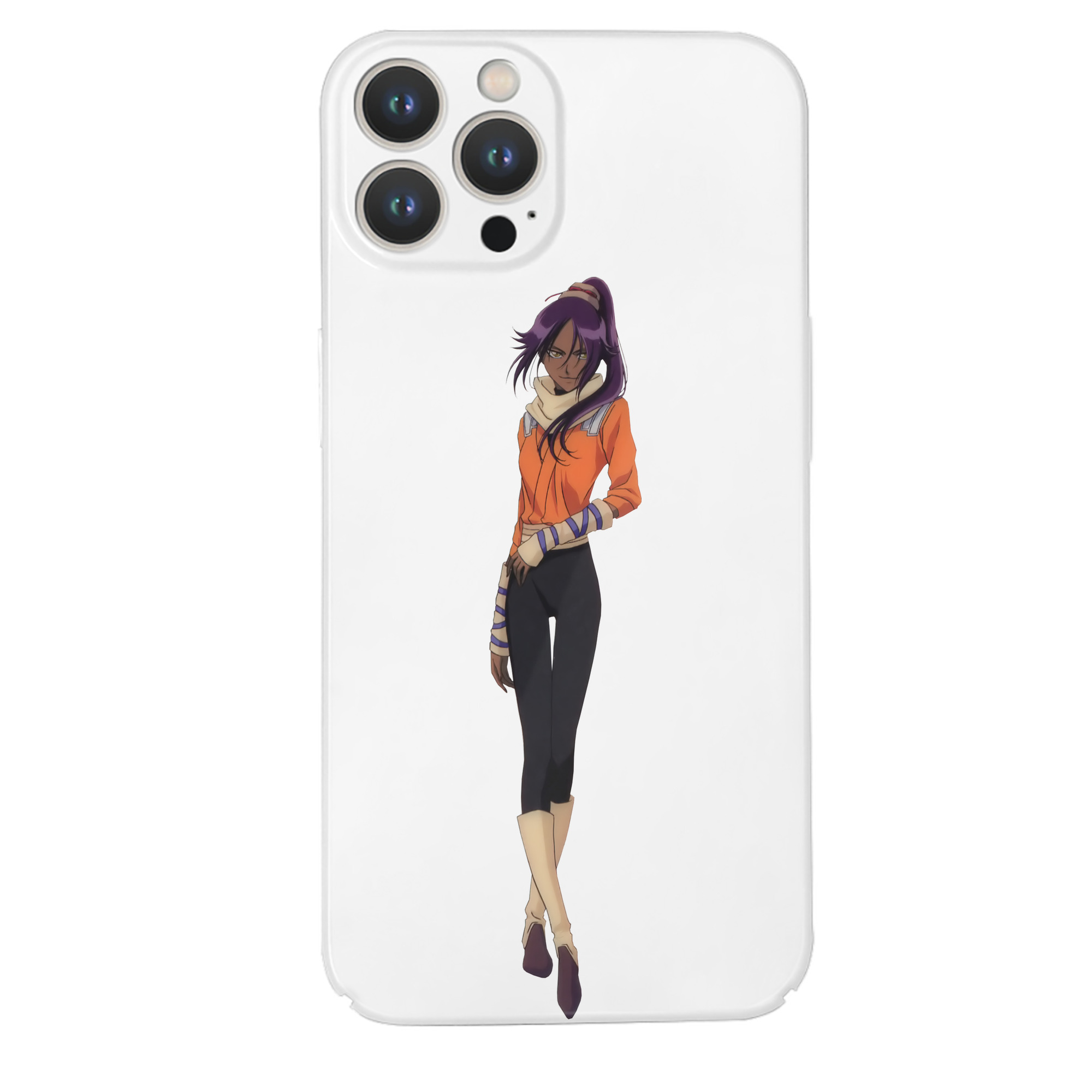 （画像用） ブリーチ 四楓院 夜一（しほういん よるいち） BLEACH Shihouin Yoruichi 【iPhone 14シリーズ対応】ハードケース